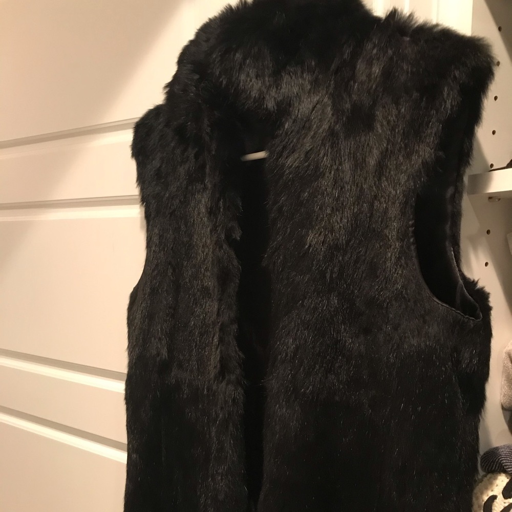 Beautiful authentic real rabbit vest.